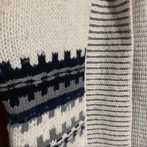 Gap Oversized Fair Isle Knit Drape Open Sweater - Picture 7 of 10
